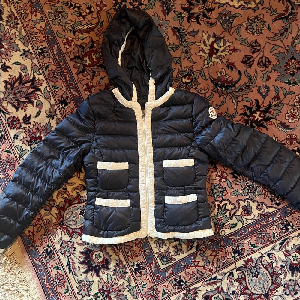 Girls Authentic Moncler Packable Jacket 8
